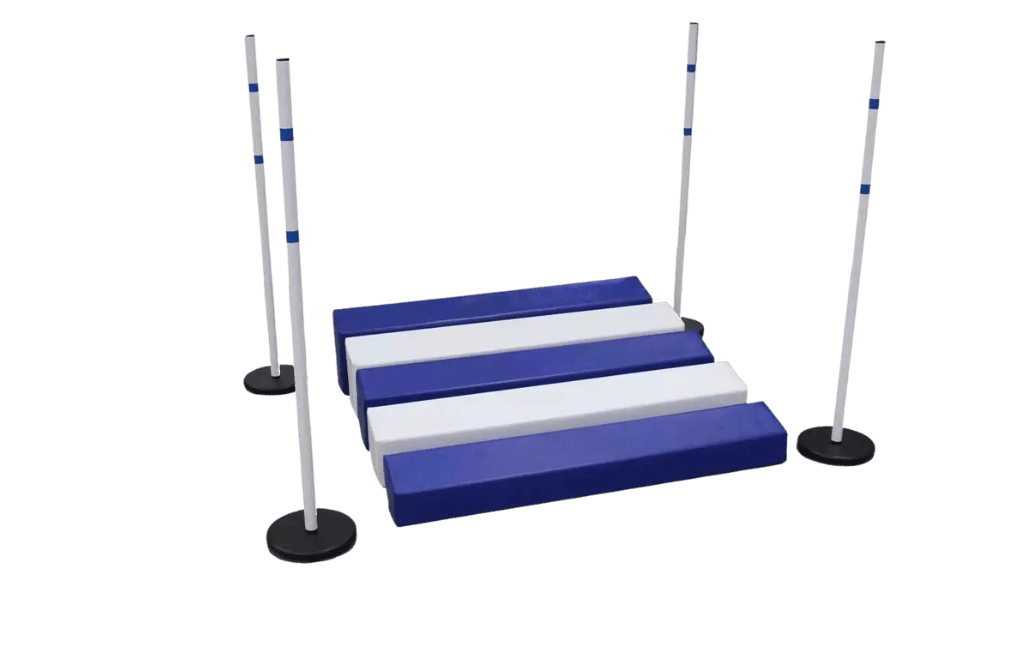 Soft long jump - 5 parts